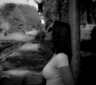Photograph Black Black And White Person