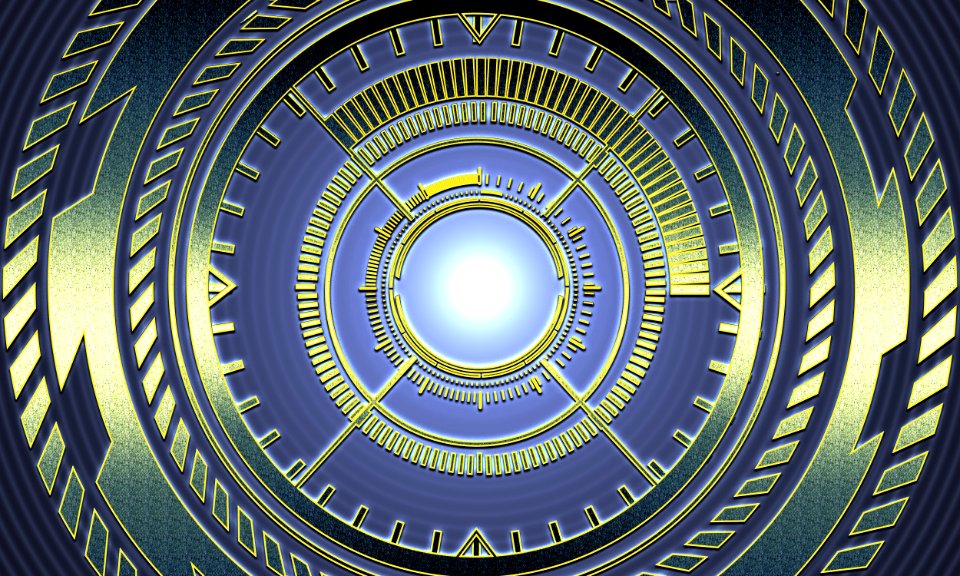 Circle Dome Symmetry Spiral