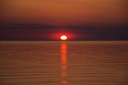 Horizon Sunrise Sunset Calm