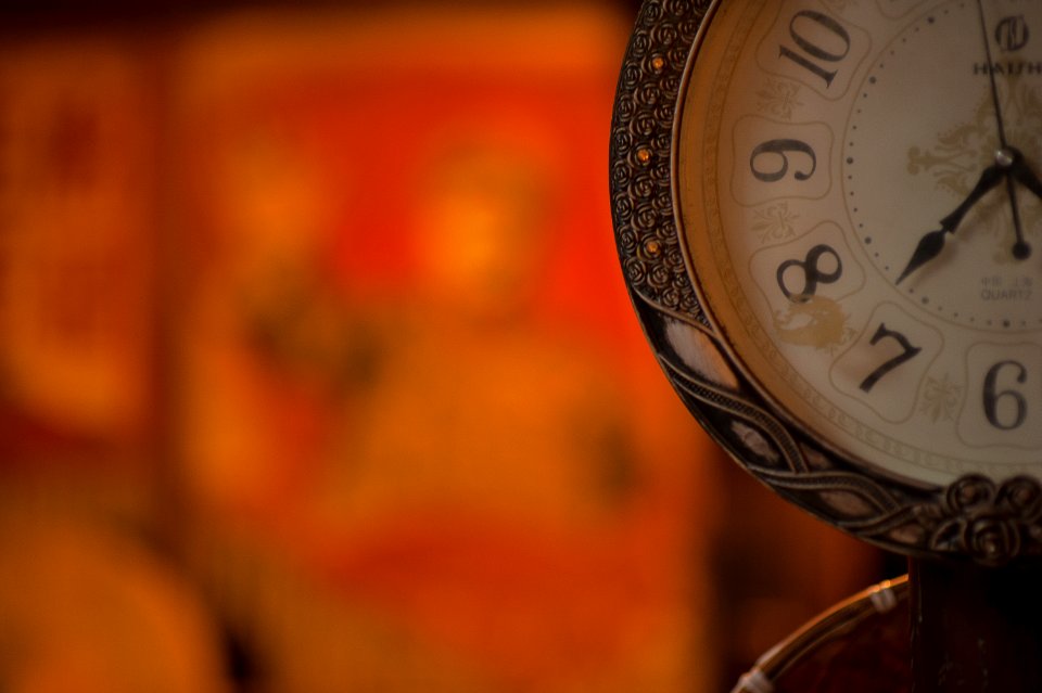 Shallow Focus Photo Of Analog Watch