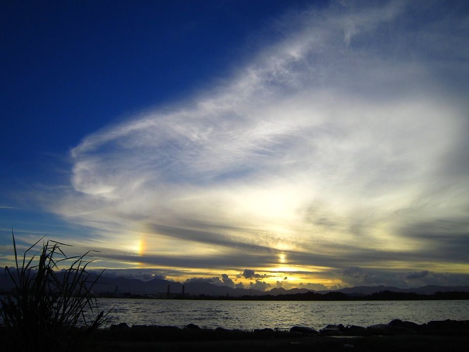 Sun sky clouds