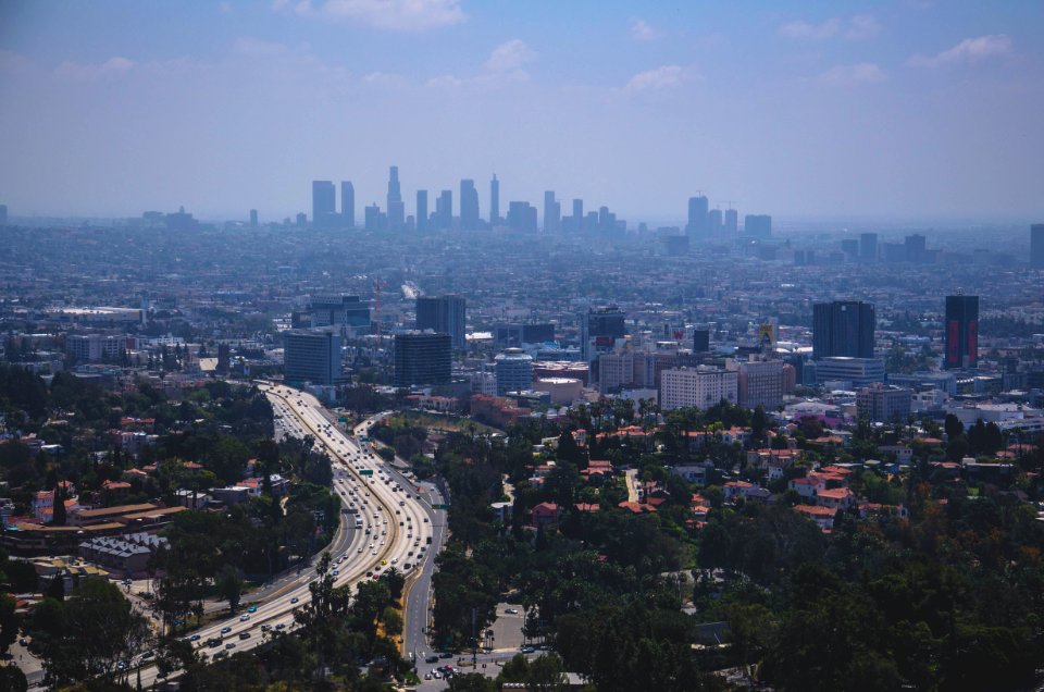 Aerial View Of City Buildings