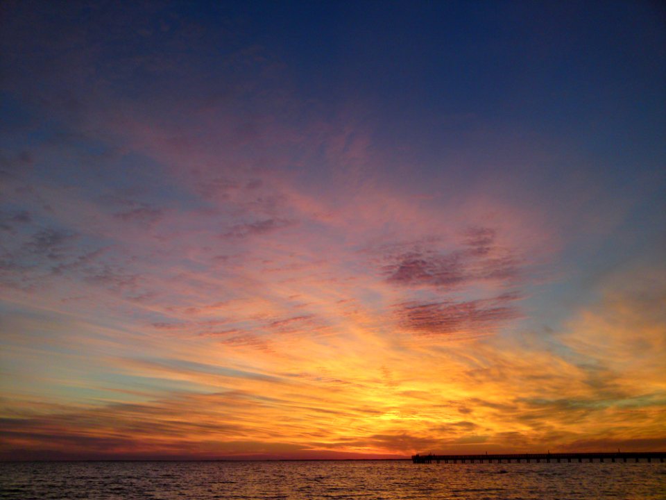 Sky Horizon Afterglow Sunrise photo