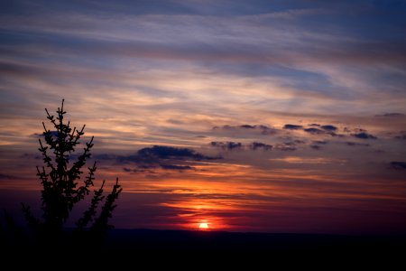 Sky Afterglow Sunset Horizon photo