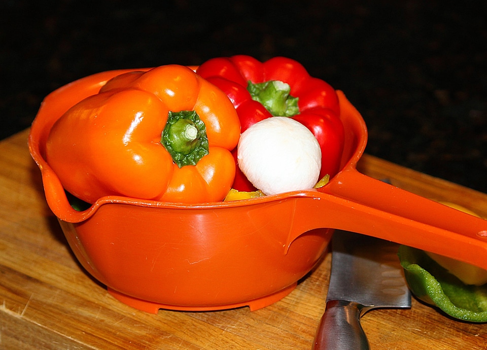 Ingredients colander food