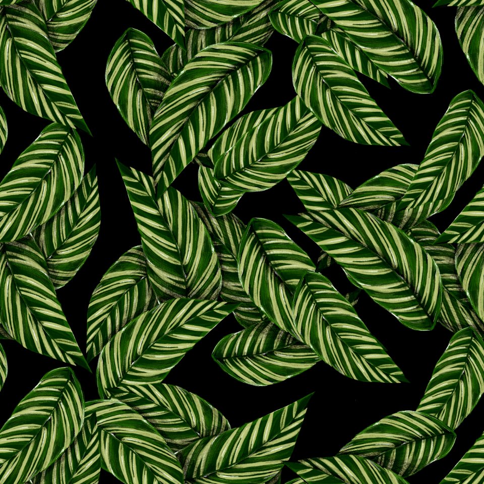 Green Pattern Leaf Design