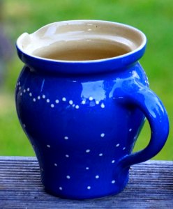 Cobalt Blue Mug Ceramic Pottery photo