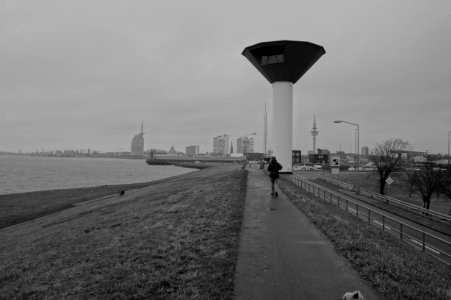 Black And White Sky Water Monochrome Photography photo