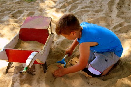 Sand Play Vacation Fun