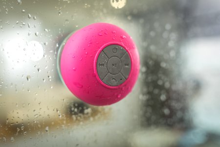 Pink Portable Bluetooth Speaker photo