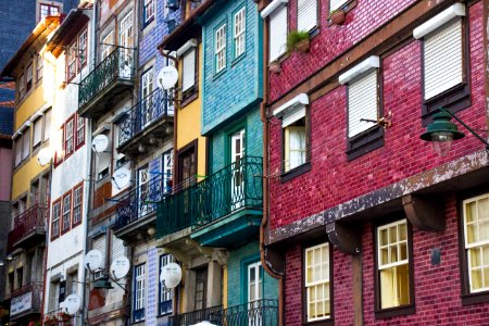 Multicolored Multi-story Buildings photo
