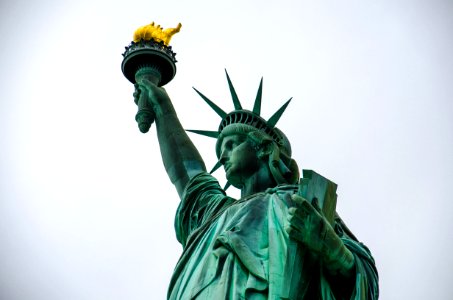 Worms Eye View Photography Of Statue Of Liberty photo