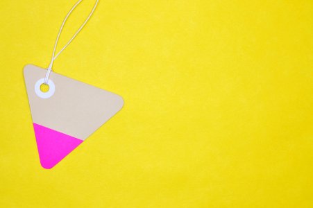 Gray And Pink Tag