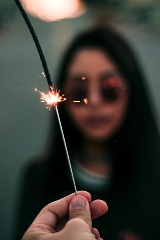 Macro Photography Of Spark