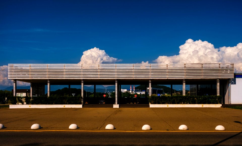 Grey Roof Under Blue Sky