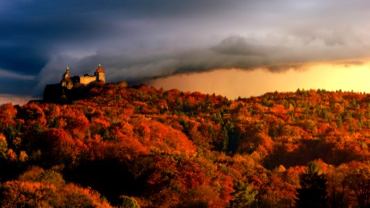 White Castle On Top Of Mountain