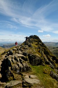 Two People On Rocky Formation photo