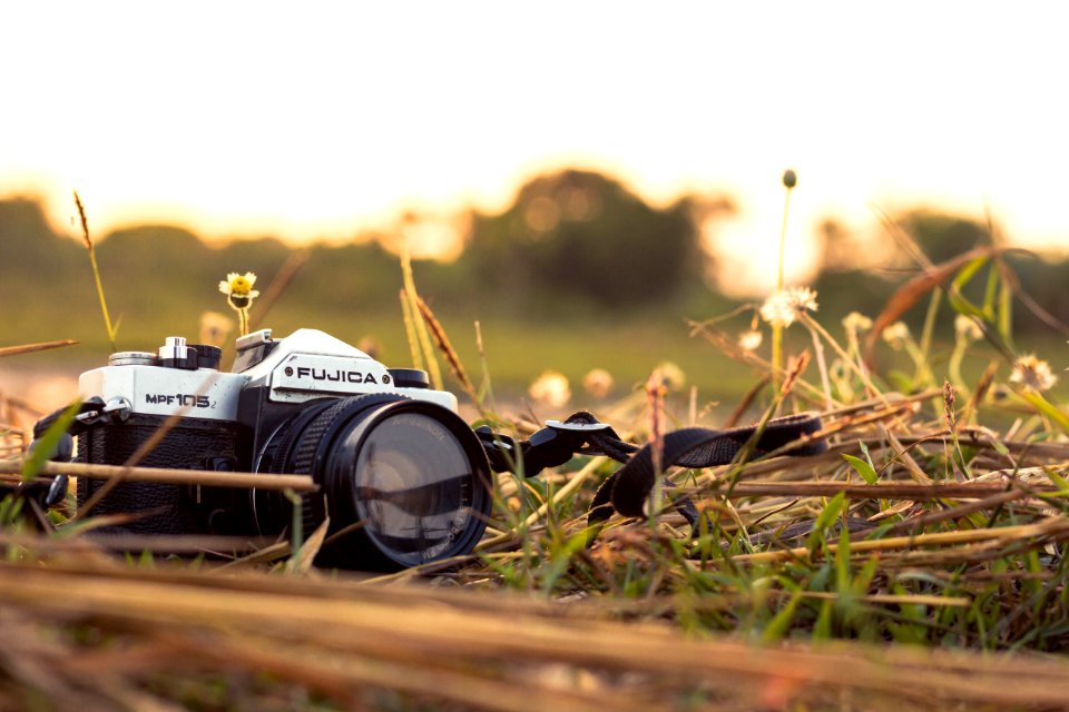 Photo Of Black And Grey Fujida Dslr Camera Photo Taken During Daytie