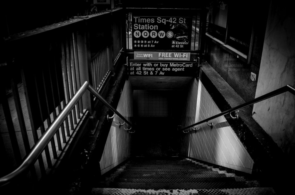 Underground Subway Staircase