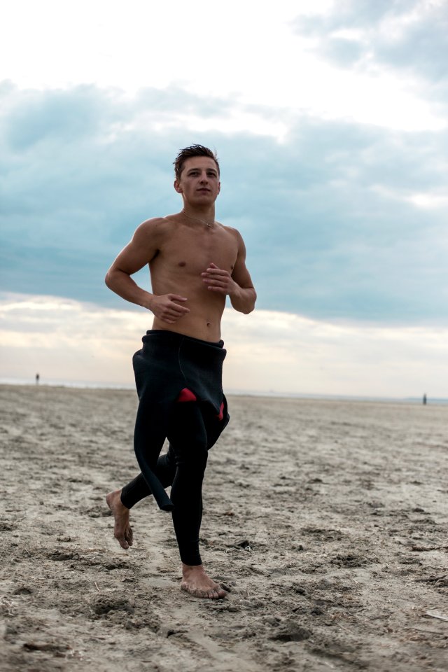 Man In Black Wetsuit