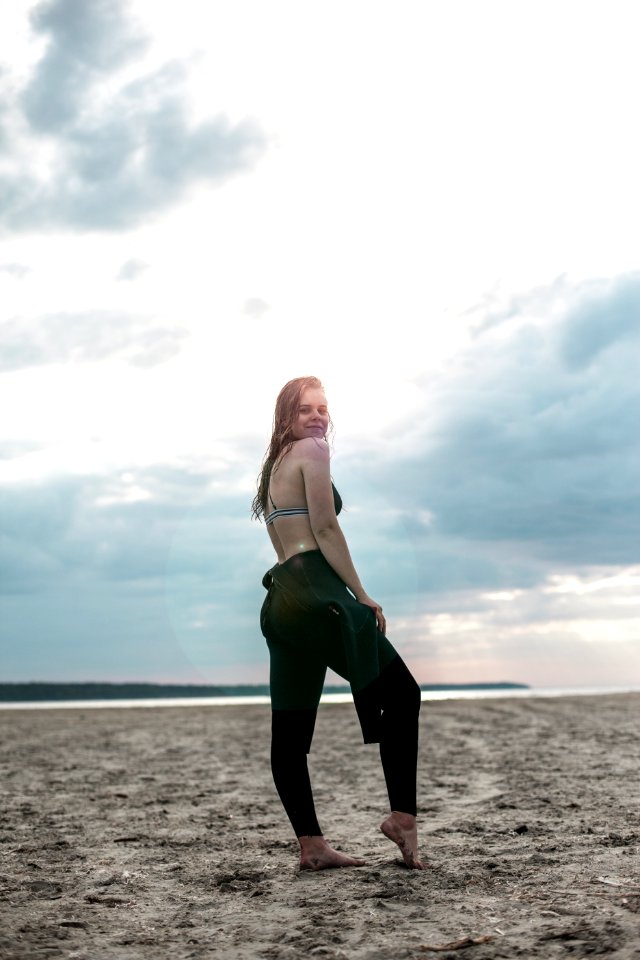 Woman In Black Pants