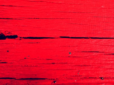Red Wooden Surface