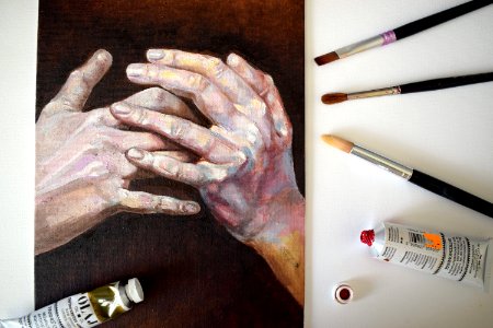 Human Hands Painting