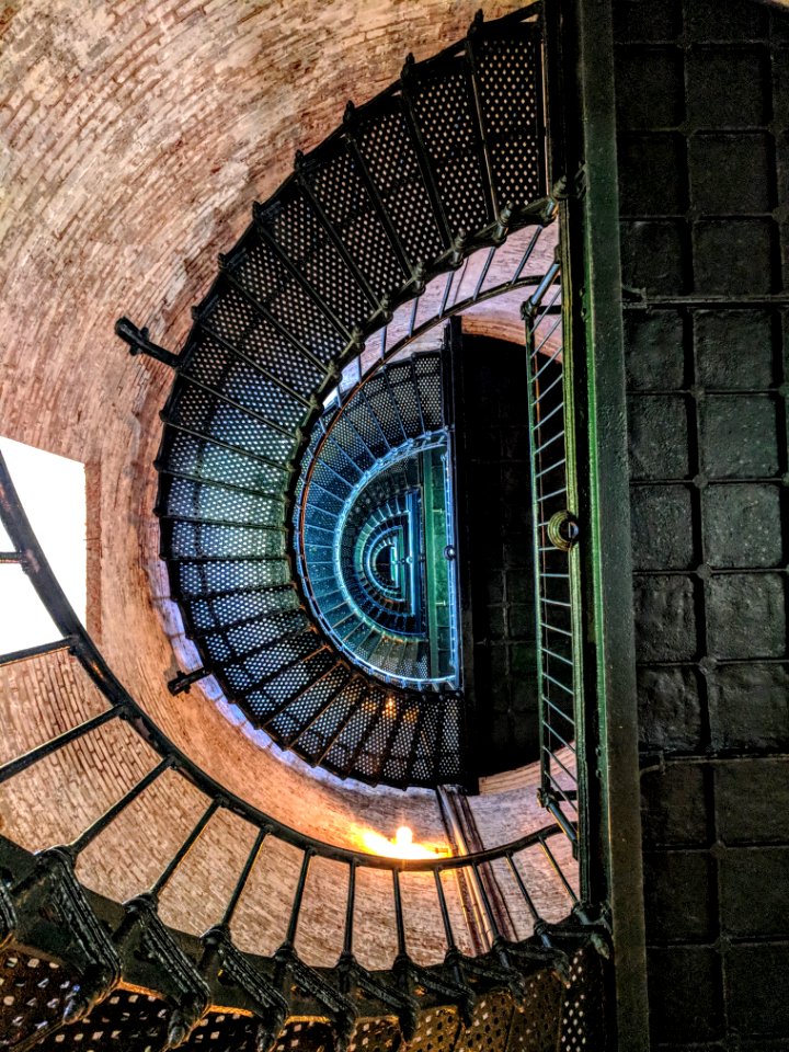 Photo Of Black Mesh Spiral Stairs