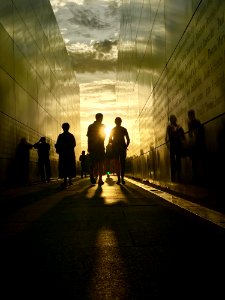 Silhouette Of People Walking