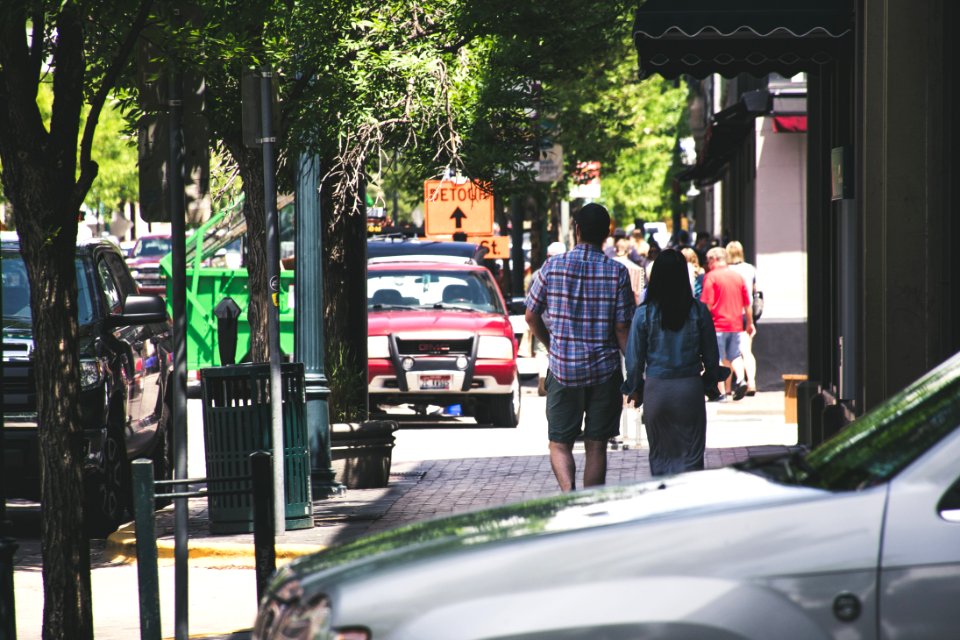 Man And Woman Walking