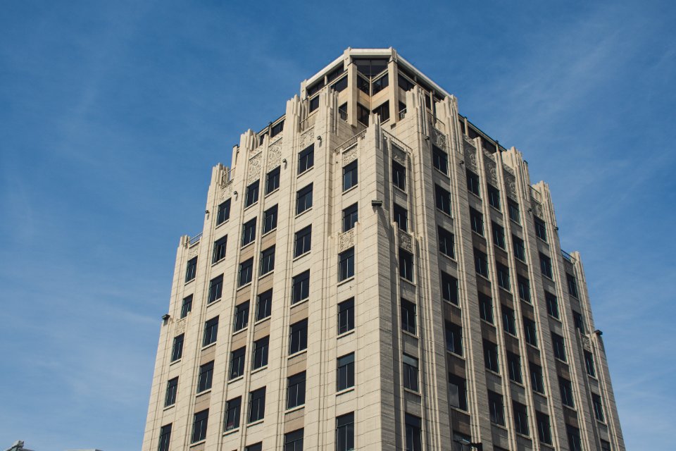 Building Under Blue Sky