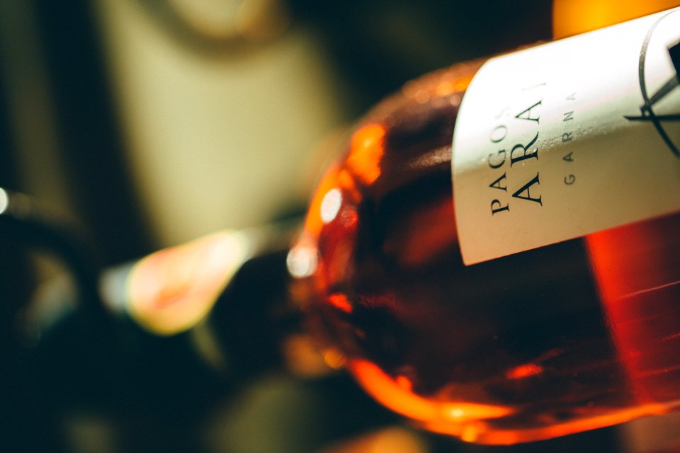 Front Labeled Wine Bottle