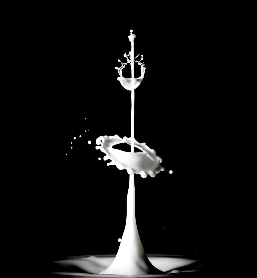 Time Lapse Photo Of Drop Of Liquid