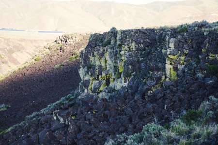 Gray And Black Stone Cliff photo