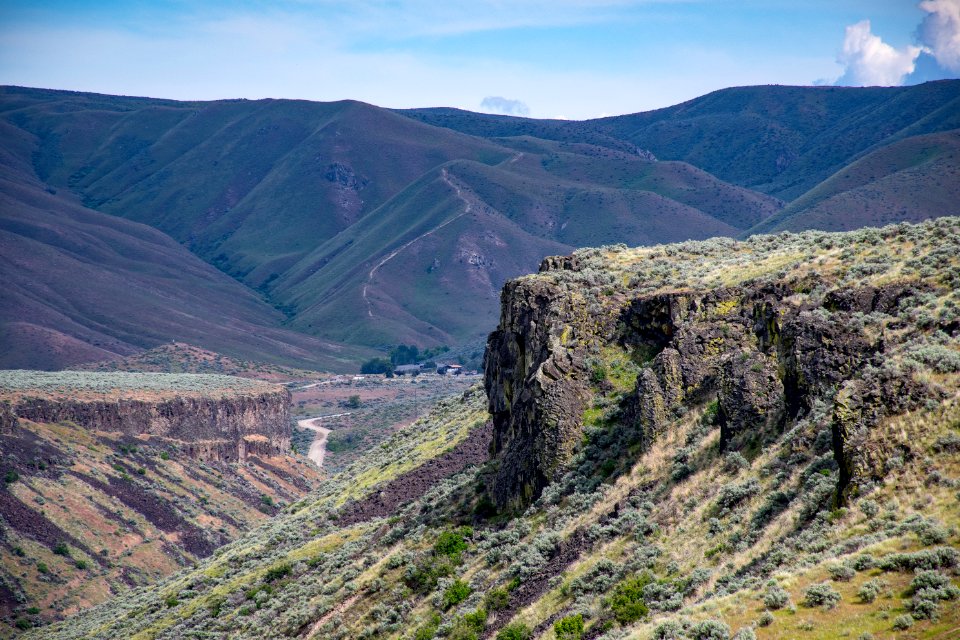 Aerial Photo Of Cliff photo