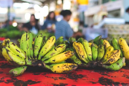 Close-Up Photography Of Bananas photo