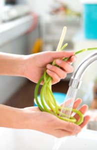 Person Holding Green Vegetable