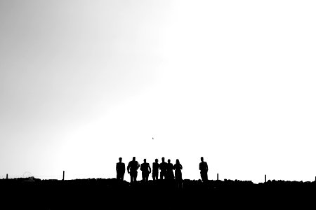 Silhouette Of Men