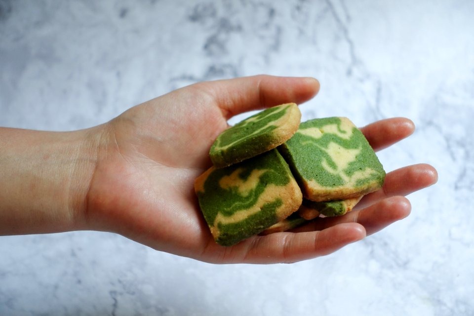 Person Holding Crakers