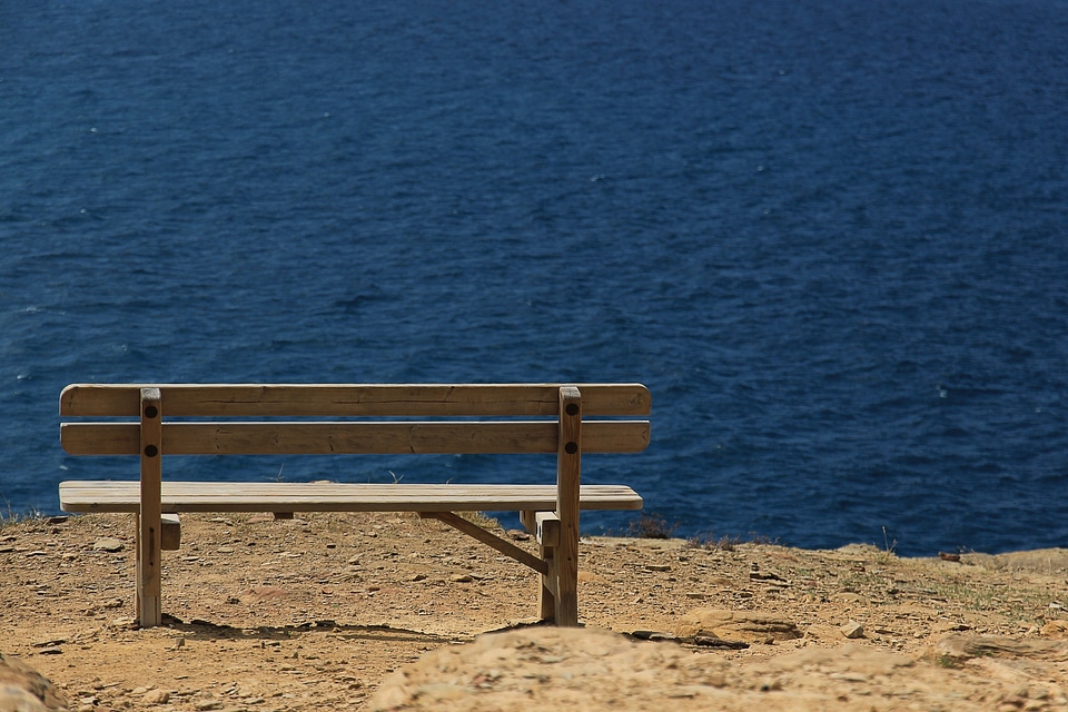Seat picturesque mediterranean