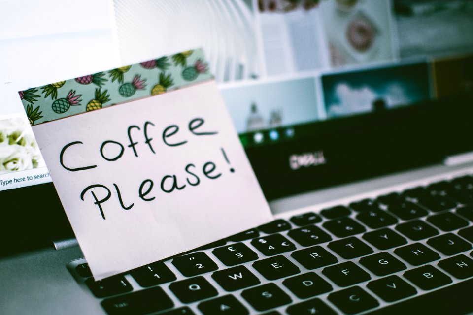 Coffee Please Memo Pad