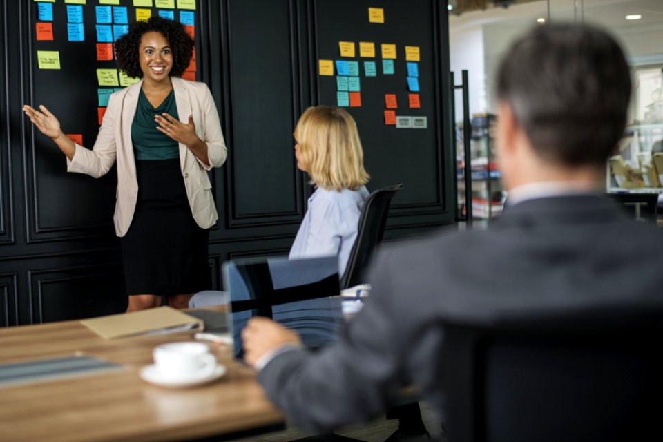 People On A Meeting
