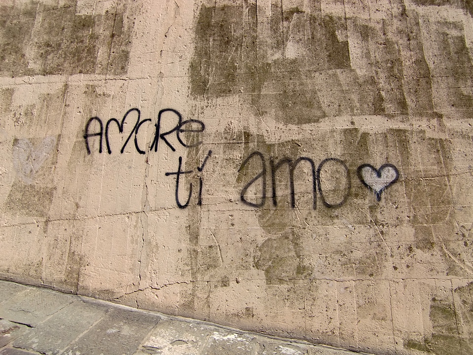 I love you graffiti embassy
