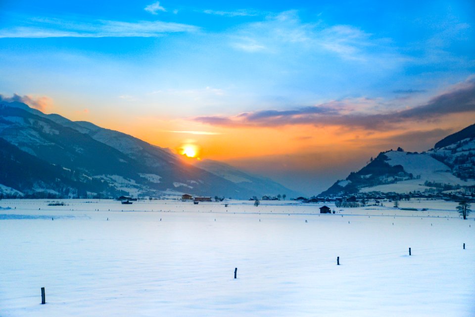 Time Lapse Photography Of Sunrise