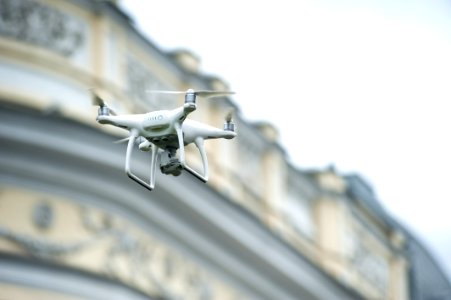 White Drone Quadcopter