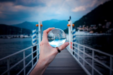 Person Holding Clear Glass