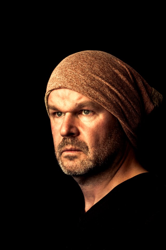 Male Wearing Grey Knitted Cap