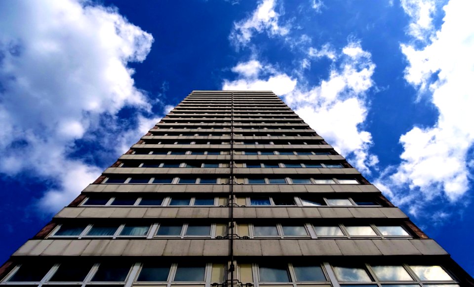 Gray High-rise Building