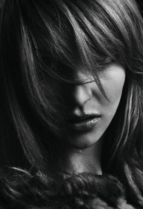 Grayscale Photo Of Woman