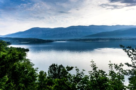 View Of Body Of Water And Mountains